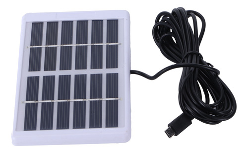 1.2w Panel Solar 6v Con Micro Usb Port Policristalina