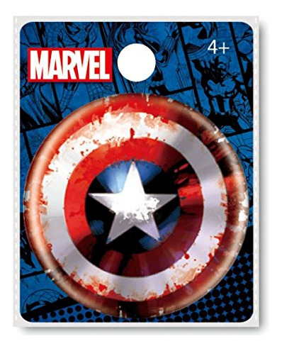 Marvel Captain America Logo Pintón De Botón C1t8v