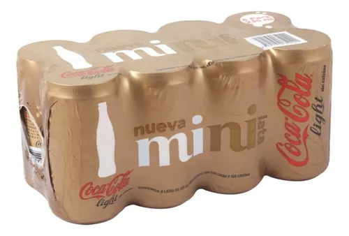 Refresco Coca-Cola Light sin Cafeína 235ml 8 Pack