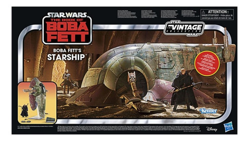 Star Wars Figura Vintage Boba Fett's Starship