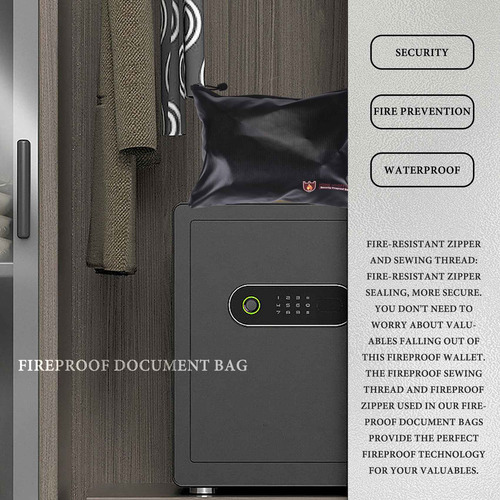 Bolsa De Documentos Ignífuga, Bolsa De Documentos Impermeabl