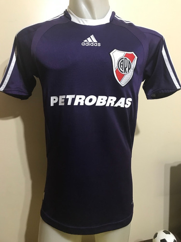 Camiseta River Violeta 2008 2009 2010 Ortega #10 Argentina S