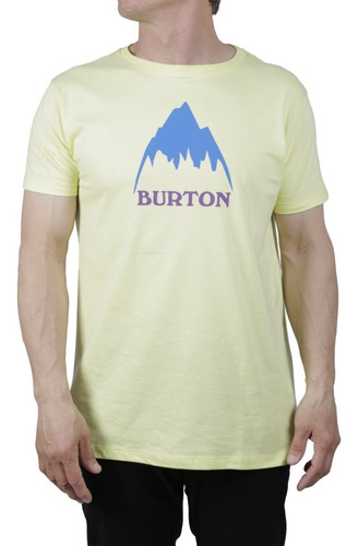 Remera Manga Corta Burton Mountain Logo Pop