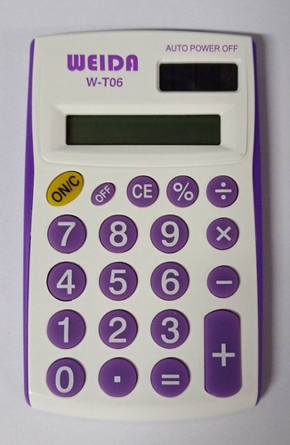 Calculadora Portátil Weida W T06