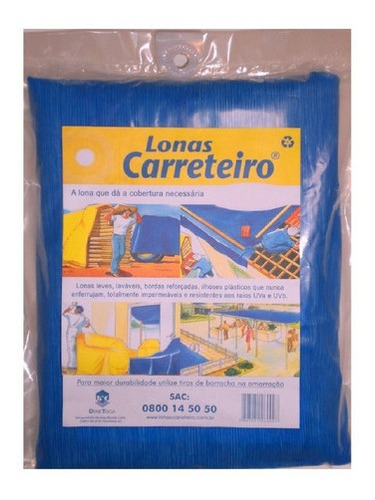 Lona Carreteiro Itap Azul 4x3m 7113820