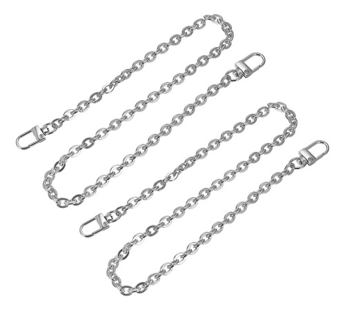 Uxcell Purse Chain Strap, 2pcs 24 X0.28  Flat Chain Strap Ha
