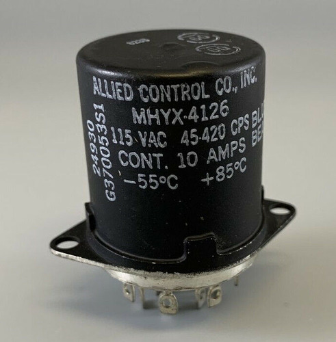 Allied Control Mhyx-4126 Relay  Nsn: 5945-00-089-2394 G3 Eeo