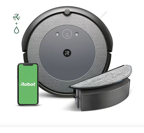 Aspiradora Robot Irobot Roomba Combo I5 Gris Oscuro