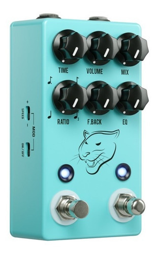 Pedal Jhs Panther Cub V2 Delay Analógico Tap Tempo (novo/nf) Cor Azul