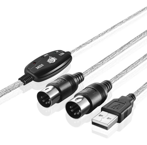 Cable Adaptador Midi A Usb, Testeado Y Garantido Emn