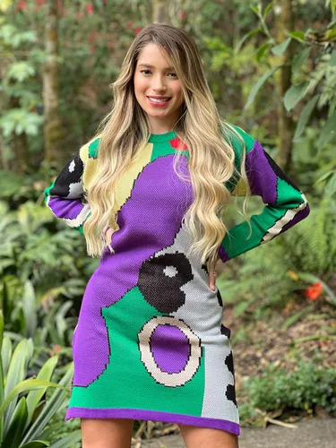 Vestido tejido para mujer sale