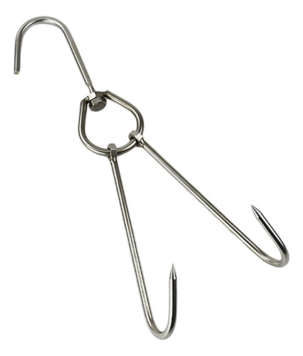 4pcs Ronda De Material Acero Inoxidable De 3 Patas Gancho
