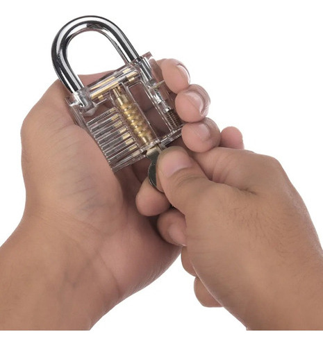 Estuche De Cerrajero Profesional De Púas 28pcs +candado