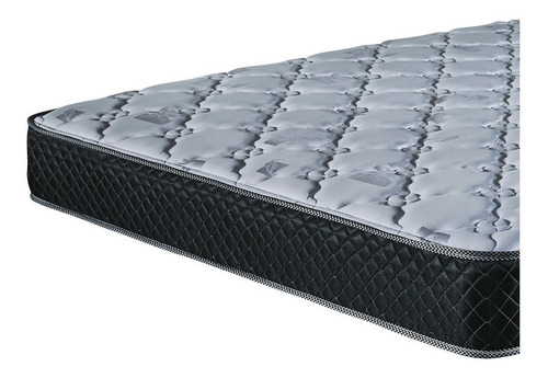 Imagen 2 de 4 de Colchón King de resortes Cannon Resortes Doral gris y negro - 180cm x 200cm x 27cm