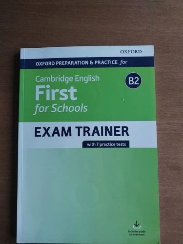 Cambridge English First For Schools: Exam Trainer B2 (Usado)