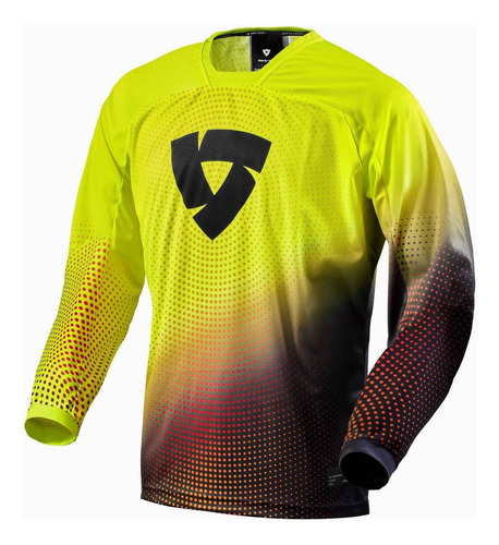 Camisa Para Motociclista Revit Jersey Seeker Amarillo