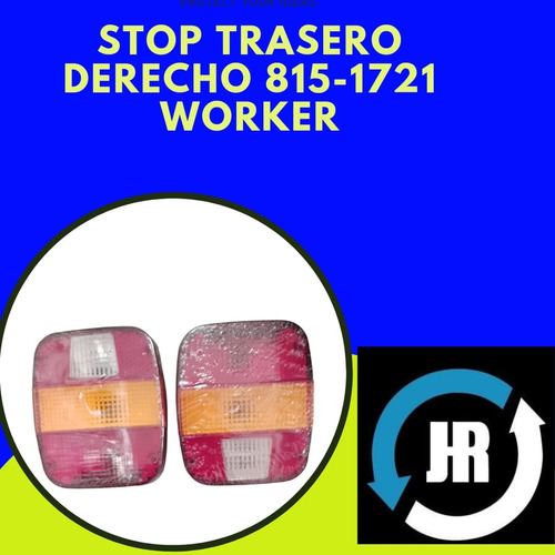 Stop Trasero 815-1721 Worker