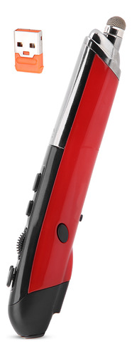 Lápiz Capacitivo Rojo Rojo, 2,4 G, Usb, Inalámbrico, Óptico