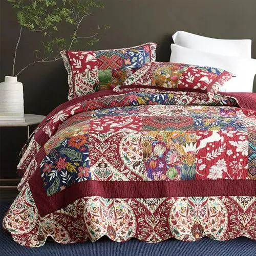 comprar Juego De Ropa De Cama King Size 3 Piezas Reversible Floral