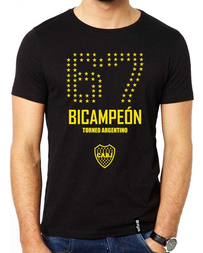 Remera Boca Campeón 2018 100% Algodón Calidad Premium