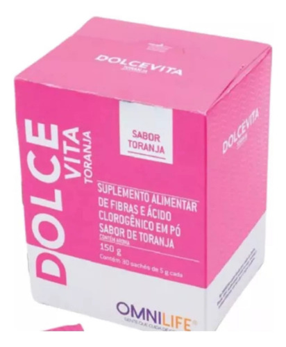 Omnilife Dolce Vita Pó Vitaminas - Caixa 300g Laranja