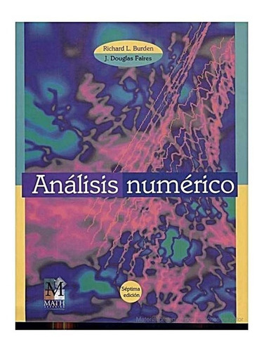 Libro Análisis Numérico 7ed