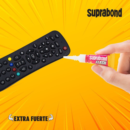 Imagen 5 de 9 de Adhesivo Instantáneo Suprabond Flash En Tira De 5 Unidades