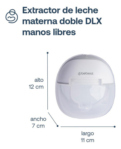 2 Extractores De Leche Bebesit + Bolsas Almacenamiento 200ml