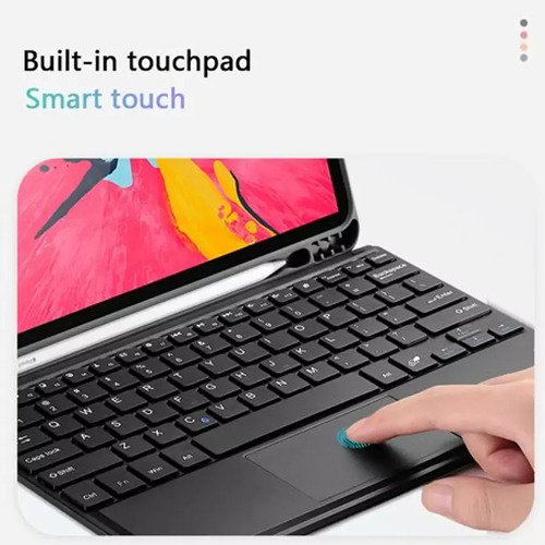 Funda + Teclado Touchpad Español Para iPad Air 11 M3 2025