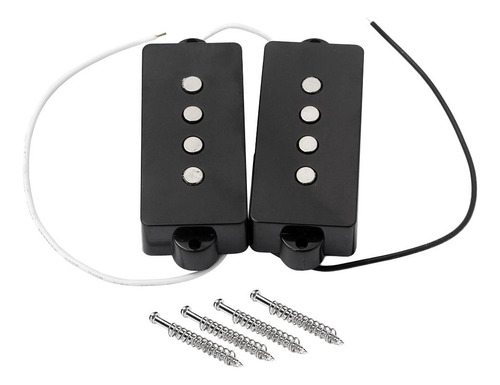1 Noiseless Pastillas Para Bajos Eléctricos Negro Bricolaje