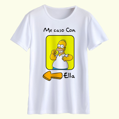 Remera Despedida Solteros Me Caso Con Ella Adultos 