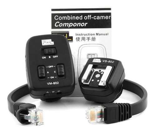 Adaptador De Sapata Pixel Pf-802 Extensor De 2m Para Flash S
