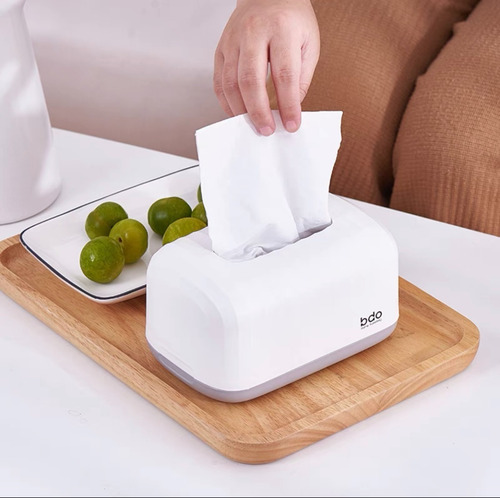 Imagen 6 de 6 de Porta Tissue Pañuelo Organizador Papel Caja Servilleta Linea