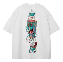 Comprar Remera Oversize 100% Algodon Calidad Premium Estampa Beaver