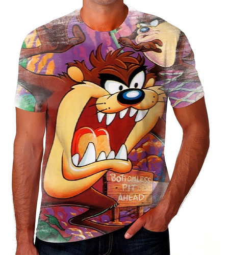 Camisa Camiseta Taz Mania Looney Tunes Envio Rápido 10