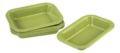 Set De Plato Multiusos Grande De Peltre Cinsa Té Verde 6 Pzs