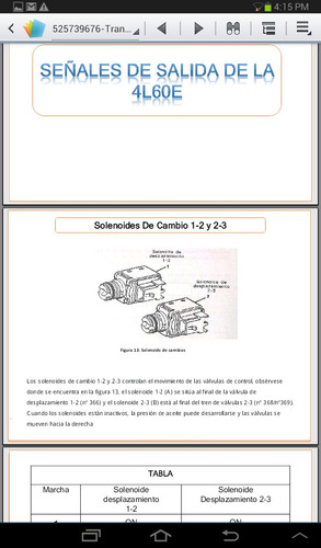 Manual Transmisión Automática Chevrolet 4l60-e En Español (Usado)