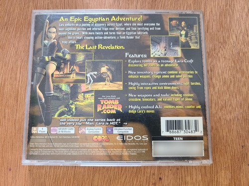 Tomb Raider The Last Revelation Ps1 (Reacondicionado)