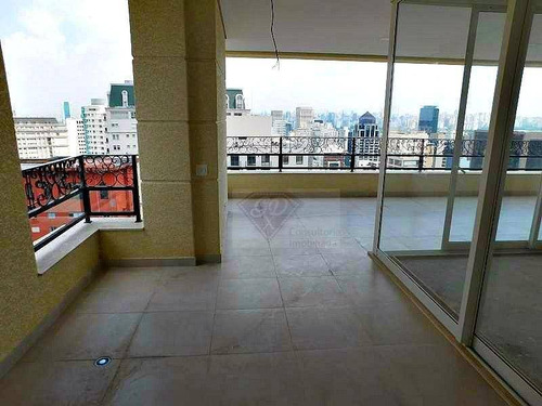 Imagem 14 de 30 de Cobertura Lindemberg Com 4 Dormitórios ,521 M² No Itaim Bibi Com 6 Vagas, - Co1011