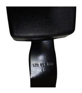 Par Trava Haste Cinto Segurança Fox Original Vw 5z0857756