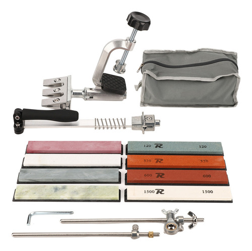 Kit Afilador De Cuchillos Robusto, Piedra De Afilar Profesio