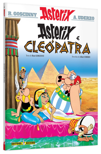Asterix e Cleópatra (Nº 6 As aventuras de Asterix), de Uderzo, Albert. As aventuras de Asterix (6), vol. 6. Editorial Editora Record Ltda., capa mole em português, 1985