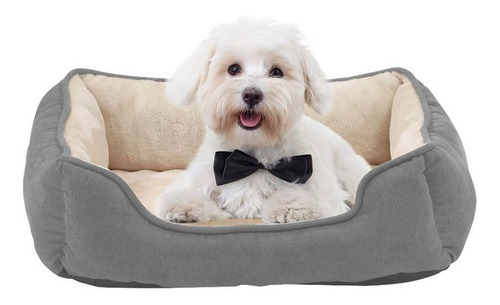 Cama Grande Para Mascota Perro Gato Acolchonada Resistente C