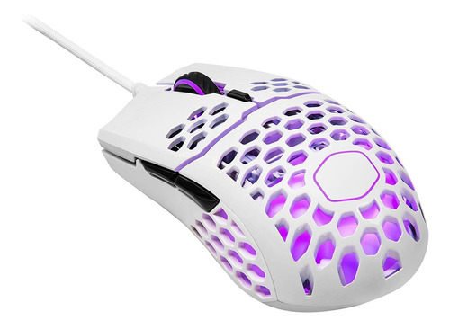 Mouse gamer de juego Cooler Master  MM711 matte white