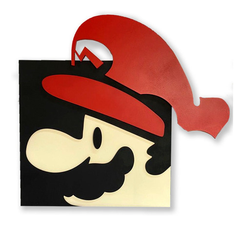 Figura Corporea Decorativa De Pared Super Mario