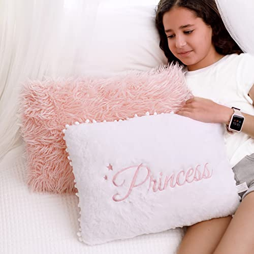 Almohadas Decorativas Para Niñas: Bordadas Con Princesas
