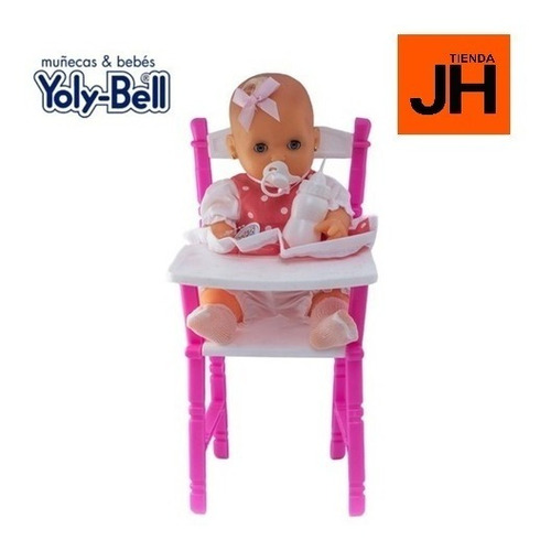 Yoly Bell Bebe Con Silla De Comer Con Mamadera Tiendajyh