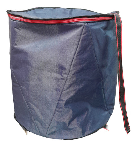 Funda Para Bombo Leguero 50x50cm Acolchonada Azul