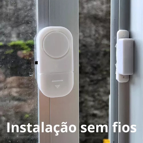 Alarme Sem Fio Sensor D Abertura Porta Janela Brasfort 10 Pc