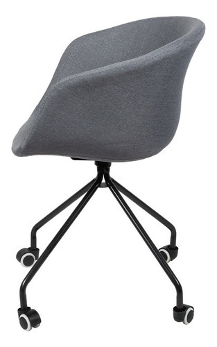 Silla De Oficina Ejecutiva Para Escritorio Ergonomica Linneo Color Gris